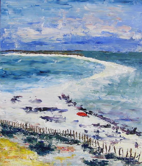 tableau en couleurs ,peinture originale vendue par l artiste,oeuvre unique,acrylique sur toile,marine,paysage de bretagne, ,valerie jouve artiste peintre,bleu,jaune,rouge,vert,violet,orange,noir,blanc
