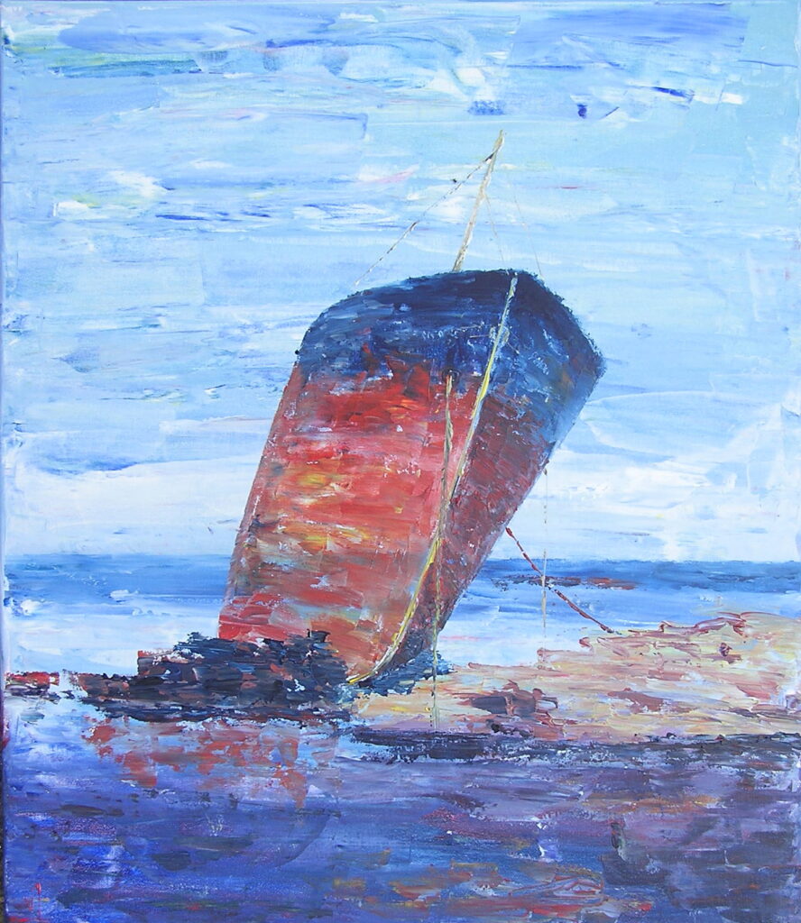 tableau avec des bateaux en couleurs ,marine, régate de voiliers,peinture originale vendue par l artiste,oeuvre unique,acrylique sur toile,art ,valerie jouve artiste peintre,bleu,jaune,rouge,vert,violet,orange,noir,blan