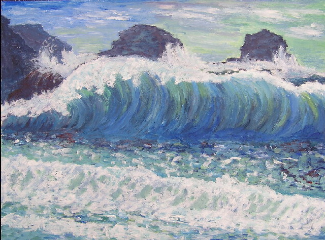 tableau en couleurs ,peinture originale vendue par l artiste,oeuvre unique,acrylique sur toile,marine,paysage de bretagne, ,valerie jouve artiste peintre,bleu,jaune,rouge,vert,violet,orange,noir,blanc