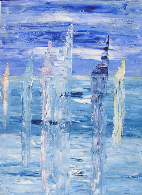 tableau en couleurs ,marine avec une régate de voiliers,peinture originale vendue par l artiste,oeuvre unique,acrylique sur toile,art abstrait,valerie jouve artiste peintre,bleu,jaune,rouge,vert,violet,orange,noir,blanc