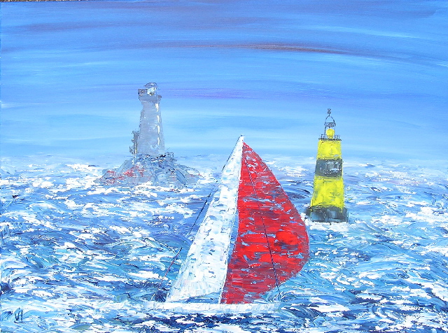 tableau avec des bateaux en couleurs ,marine, régate de voiliers,peinture originale vendue par l artiste,oeuvre unique,acrylique sur toile,art ,valerie jouve artiste peintre,bleu,jaune,rouge,vert,violet,orange,noir,blanc