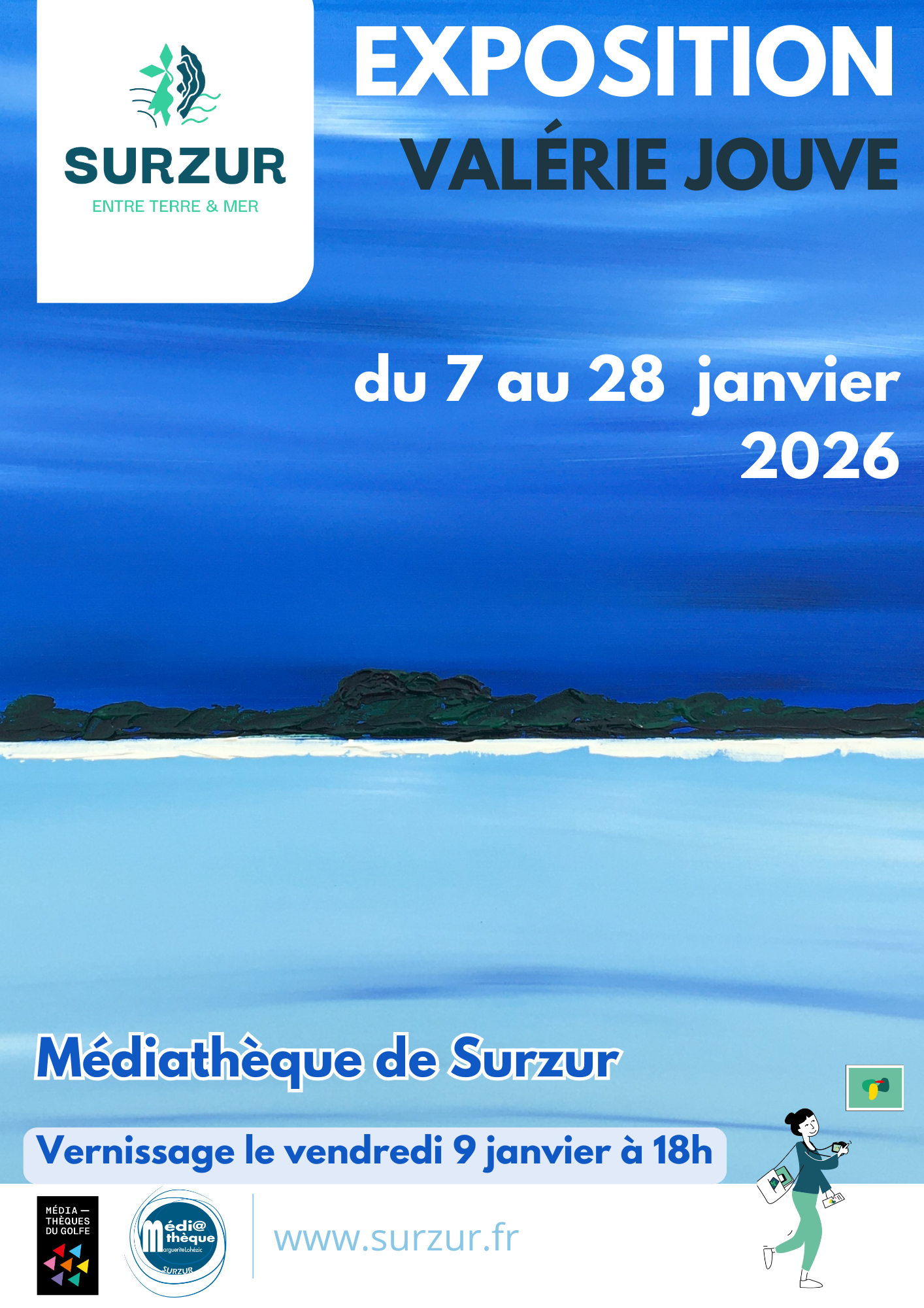 exposition de tableaux de valérie jouve artiste peintre en Bretagne